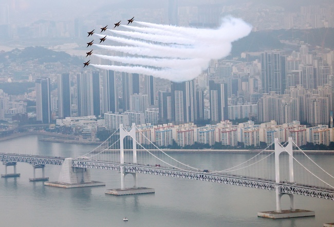 South Korean Air Force to Perform Aerial Celebration Over Busan