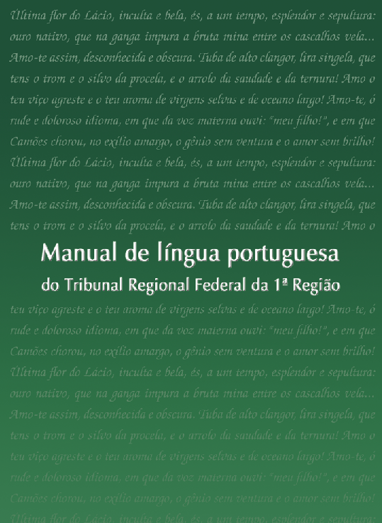 Manual lingua portuguesa TRF