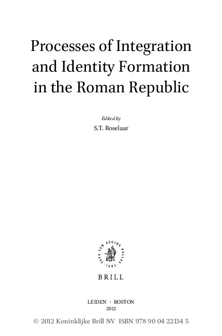 Regionalism: towards a new perspective of cultural change in Italy, 350-100 BC