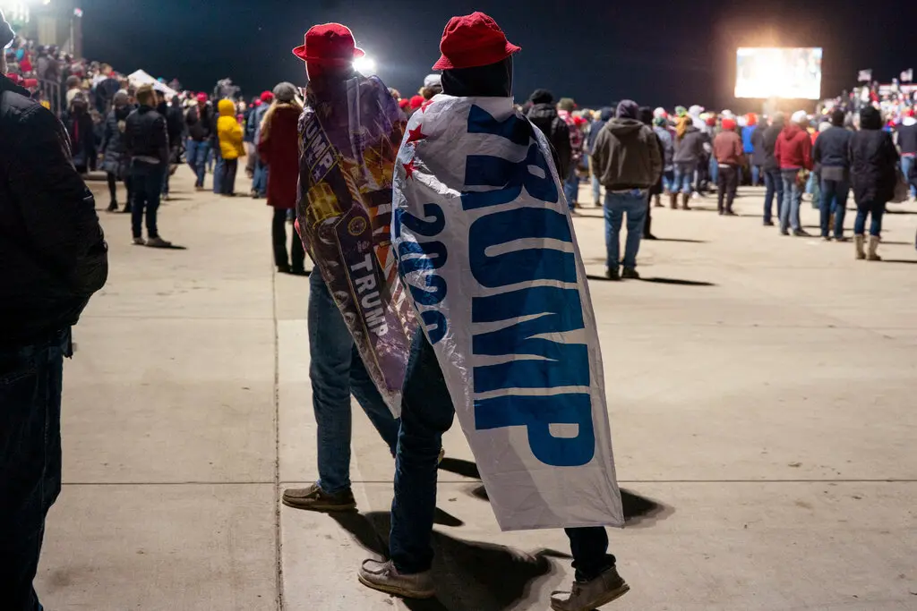 A rally in Grand Rapids, Mich., on the night before Election Day marked the conclusion of the Trump campaign. After the president’s loss, a new, reality-denying campaign would follow.