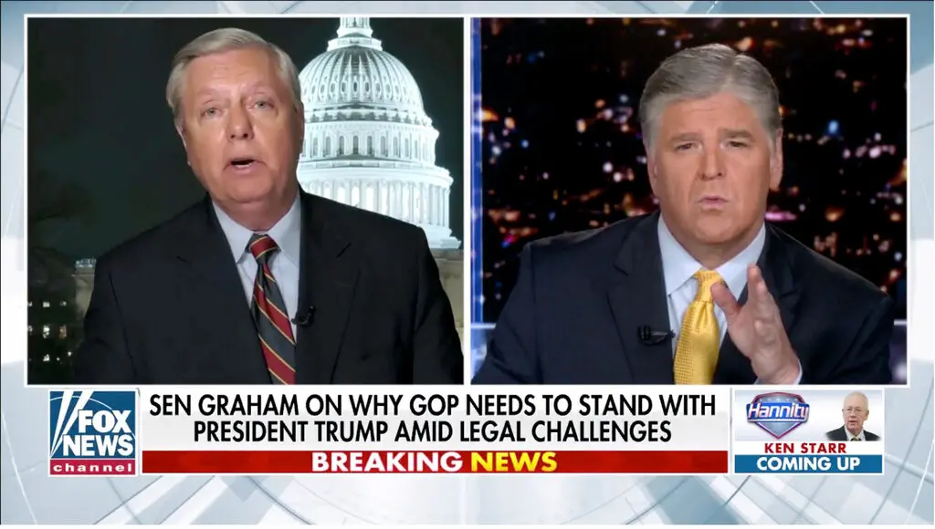 “We lose elections because they cheat us,” Senator Lindsey Graham told Sean Hannity.