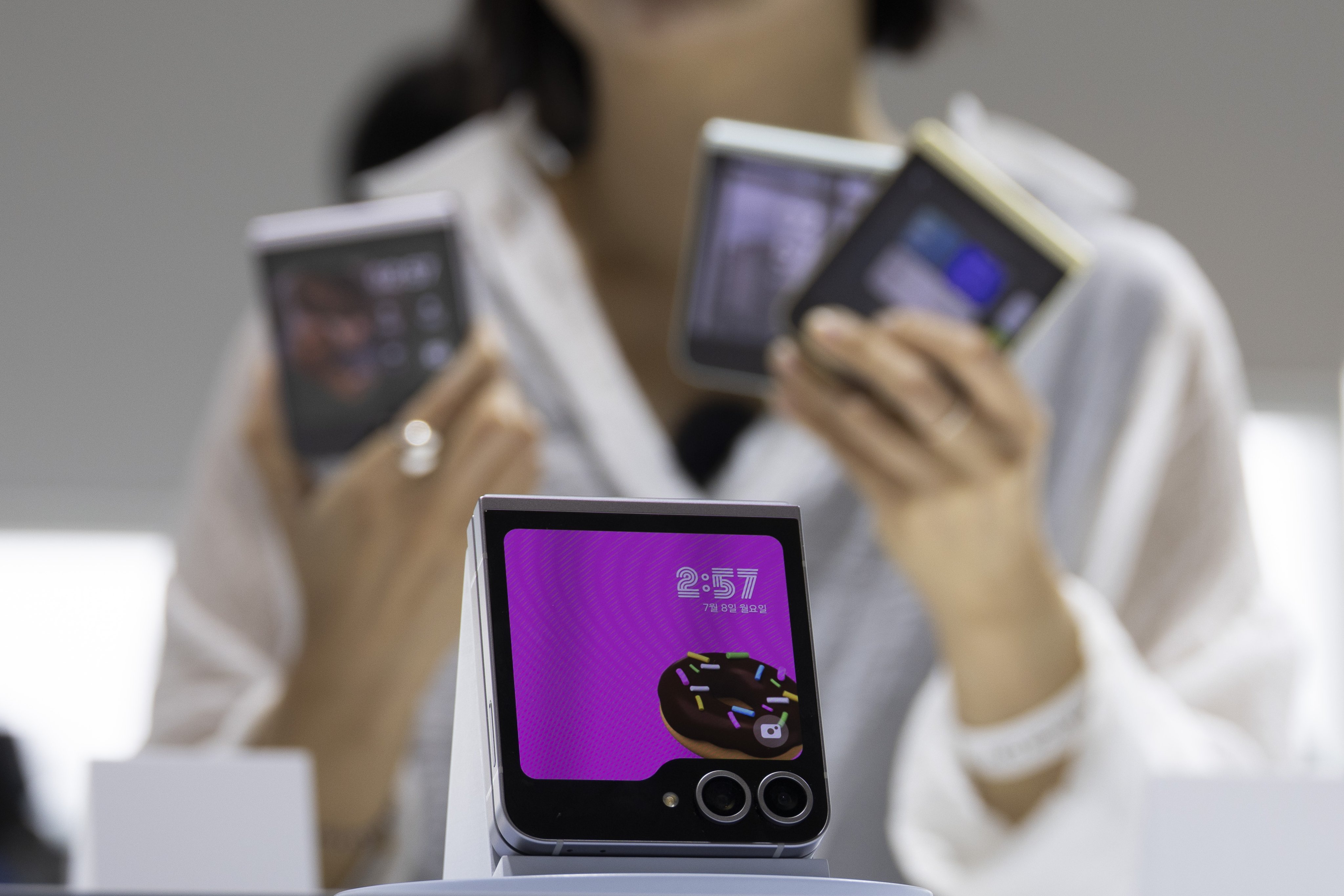 Samsung Electronics’ ByteDance AI-supported foldable handsets for China could potentially boost demand for its devices in the world’s largest smartphone market. Photo: EPA-EFE
