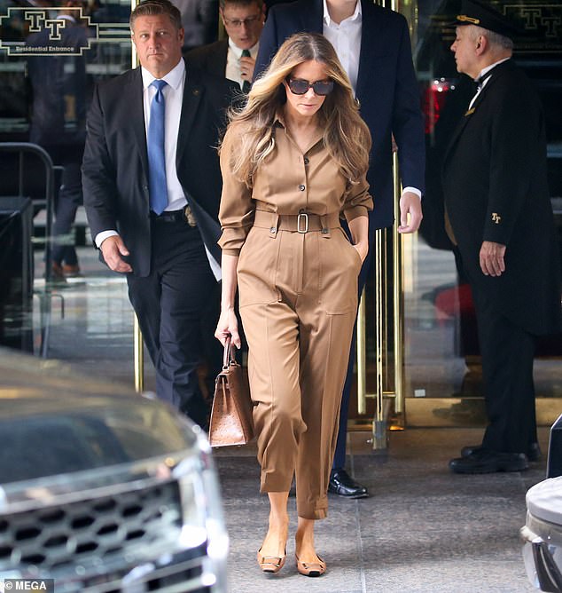 Those close with the former first couple tell DailyMail.com that Melania's first priority remains her son during the trial against her husband