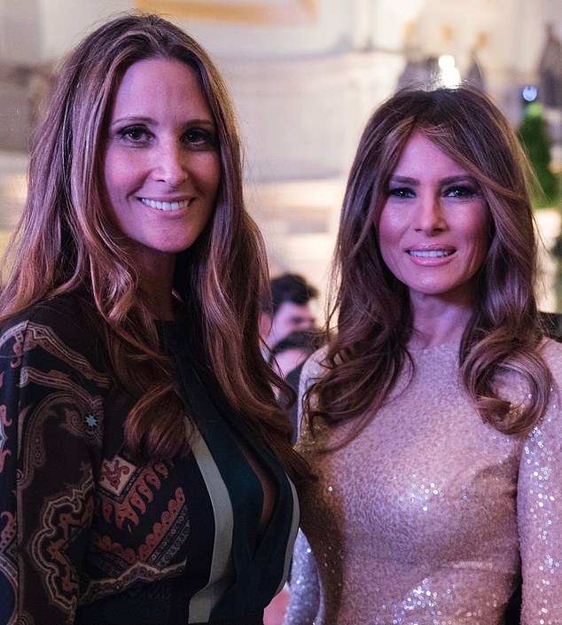 Stephanie Winston Wolkoff (left) with Melania Trump. She was a longtime adviser to the former first lady before the relationship turned sour