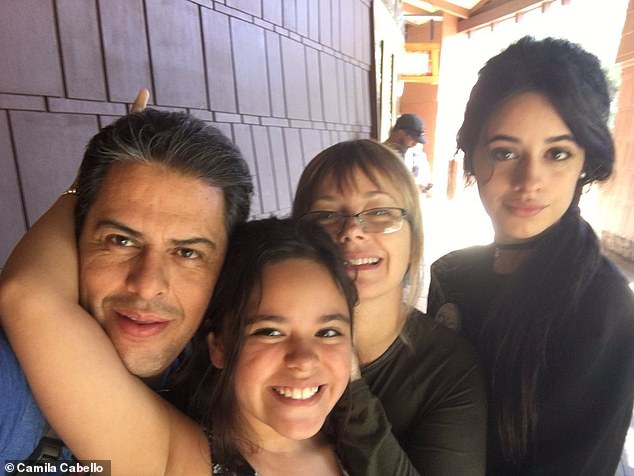 Cabello, who comes from a working-class family-of-four, said she hopes to see society value hard work and effort; Alejandro, Sinuhe, Sofia and Camilla Cabello seen in throwback snap