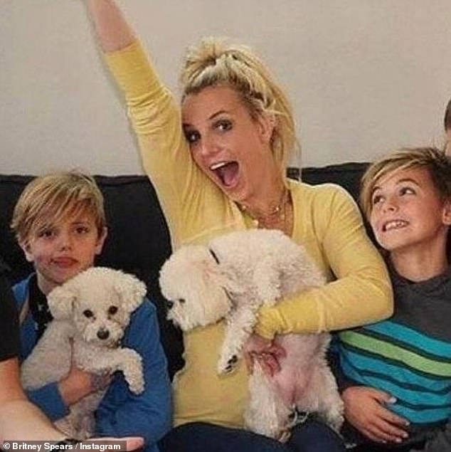 Britney shared this adorable photo on New Years Eve of her with her boys. According to the source, she is 'doing everything she can to make it work'