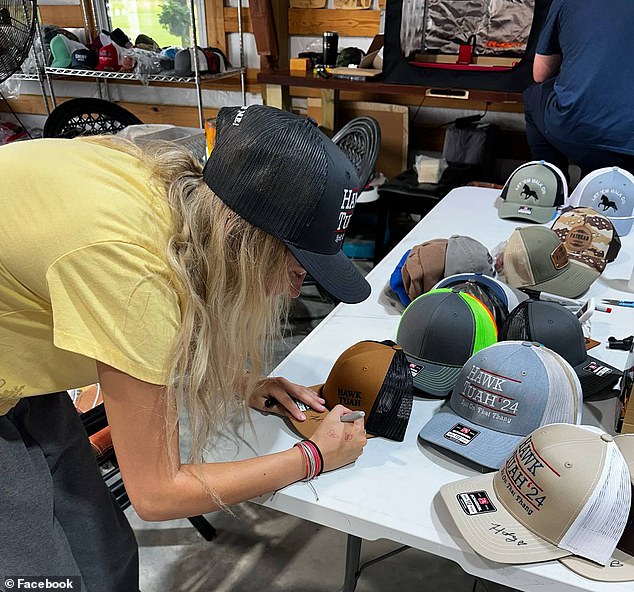 Since becoming an internet sensation, Welch is working with Tennessee based hat company Fathead Threads to sell her own line of hats