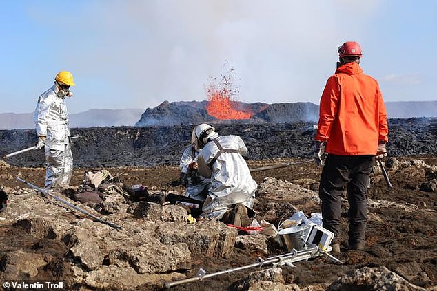 Since 2021, Iceland's Reykjanes Peninsula has been battered by eight eruptions different volcanic eruptions including the Fagradalsfjall eruption in June 2023 (pictured)