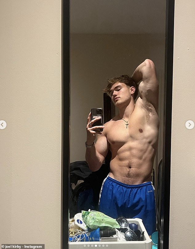 Joel's Instagram page flaunts countless shirtless snaps and insightful bits of his fitness life