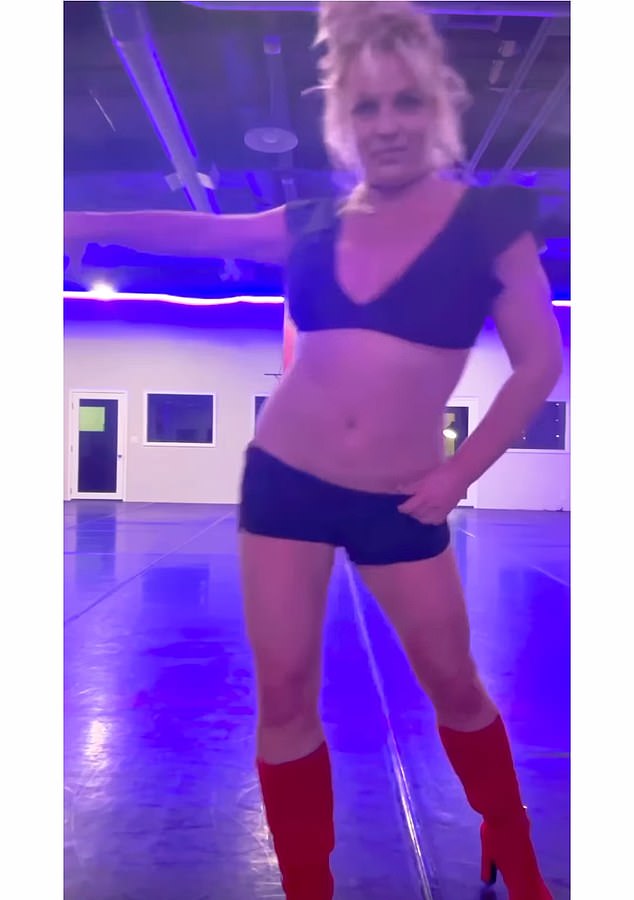 Britney's latest video comes just two days after she uploaded a previous dance reel and claimed that she hadn't danced since her bizarre knives clip