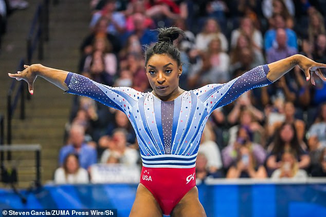 Simone Biles performed to Taylor Swift's 'Ready For It?' at Olympic Trials this week