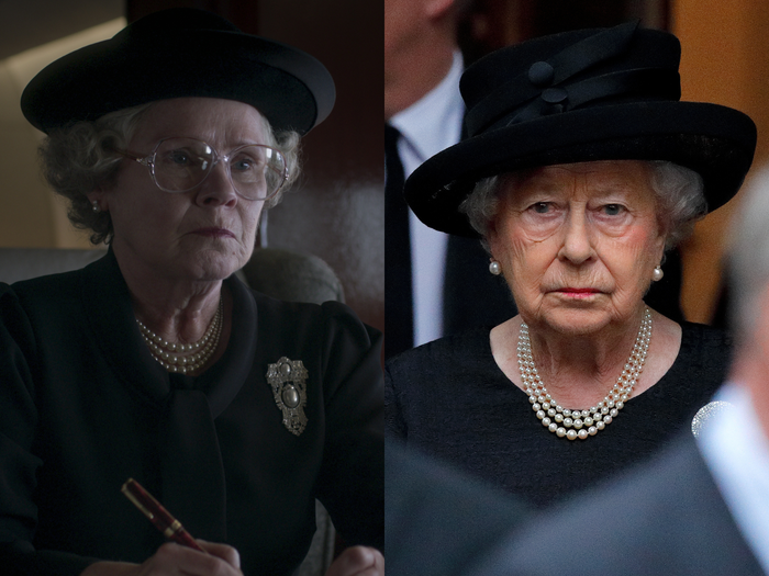 Imelda Staunton stars as Queen Elizabeth II in season six of Netflix's 