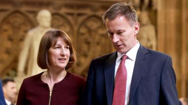 Rachel Reeves and Jeremy Hunt 