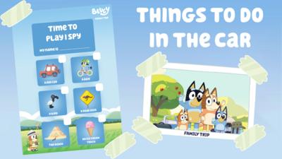 Bluey - Bluey's games to play on a long journey