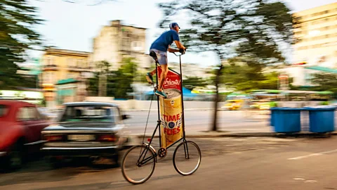 Tod Seelie Guirola Cepero relishes the thrill of speeding through Havana (Credit: Tod Seelie)