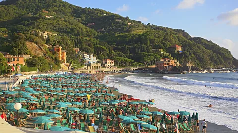 Getty Images Crowded summer beach in Levanto, Cinque Terre (Credit: Getty Images)