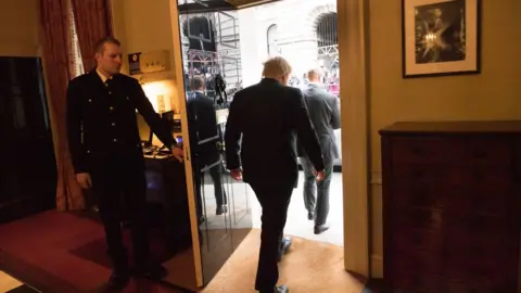 Getty Images  Boris Johnson leaves Downing Street