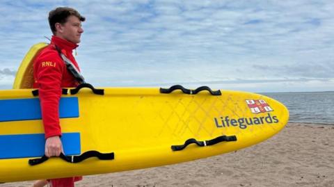 Callum McDonald, a RNLI Lifeguard from Dundee