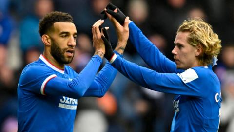 Connor Goldson and Todd Cantwell