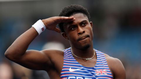 Jeremiah Azu is the only Welshman to ever run 100 metres in under 10 seconds