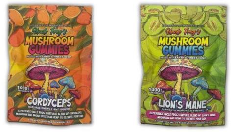 An image of the mushroom gummy packets
