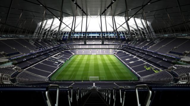 General view of Tottenham Hotspur Stadium