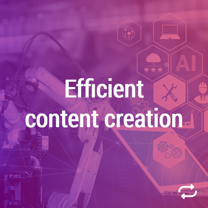 Efficient content creation