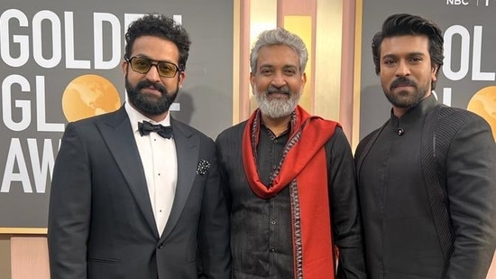 RRR was represented at Golden Globe 2023 by director SS Rajamouli, and lead actors Jr NTR and Ram Charan. The awards took place in Beverly Hills, California, on January 10, 2023.