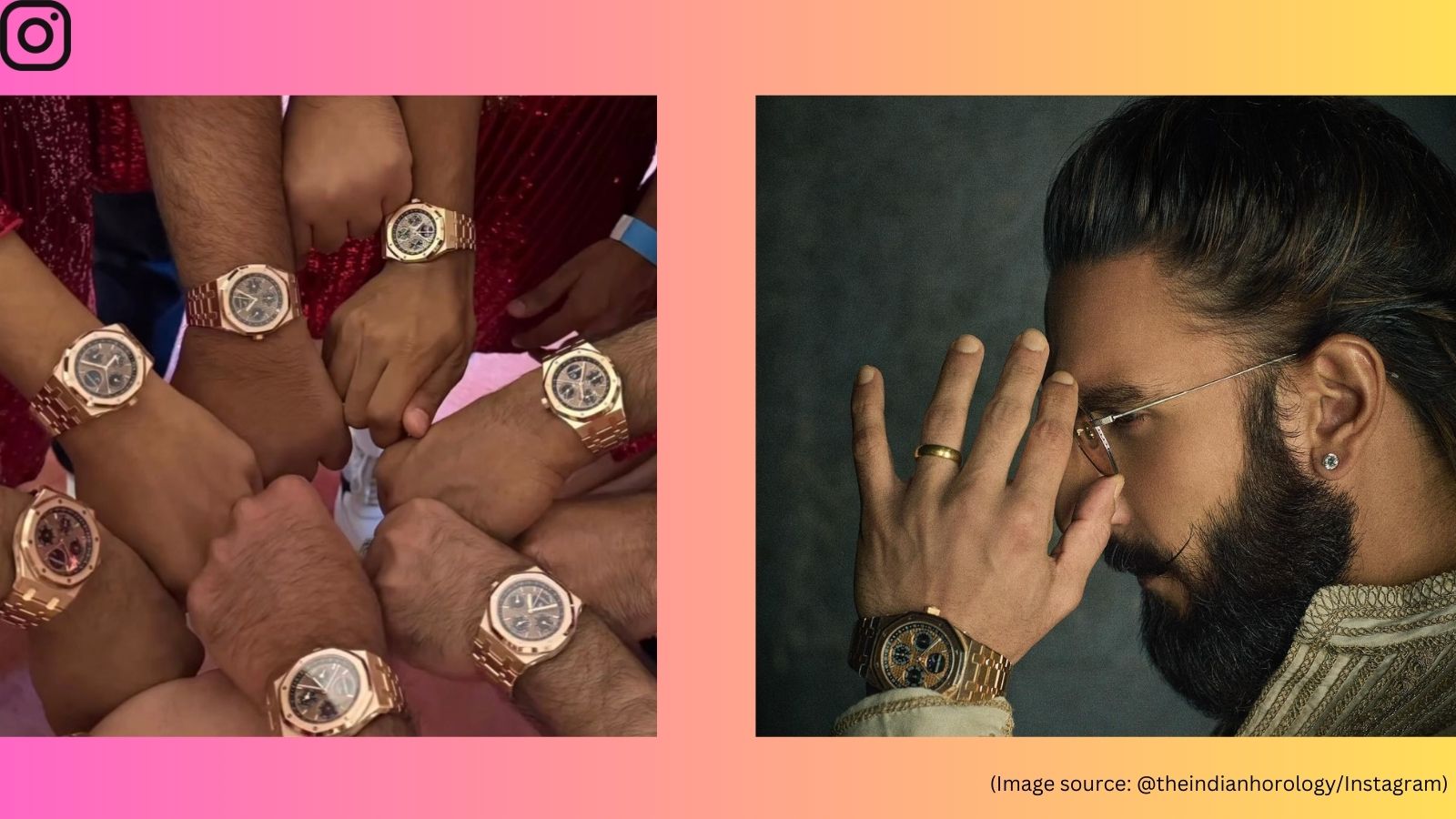 The viral video shows Anant's groomsmen flaunting the luxury watches on their wrists