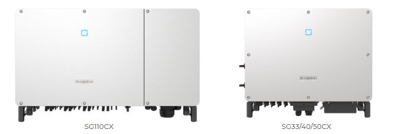 The Sungrow CX range of commercial string inverters