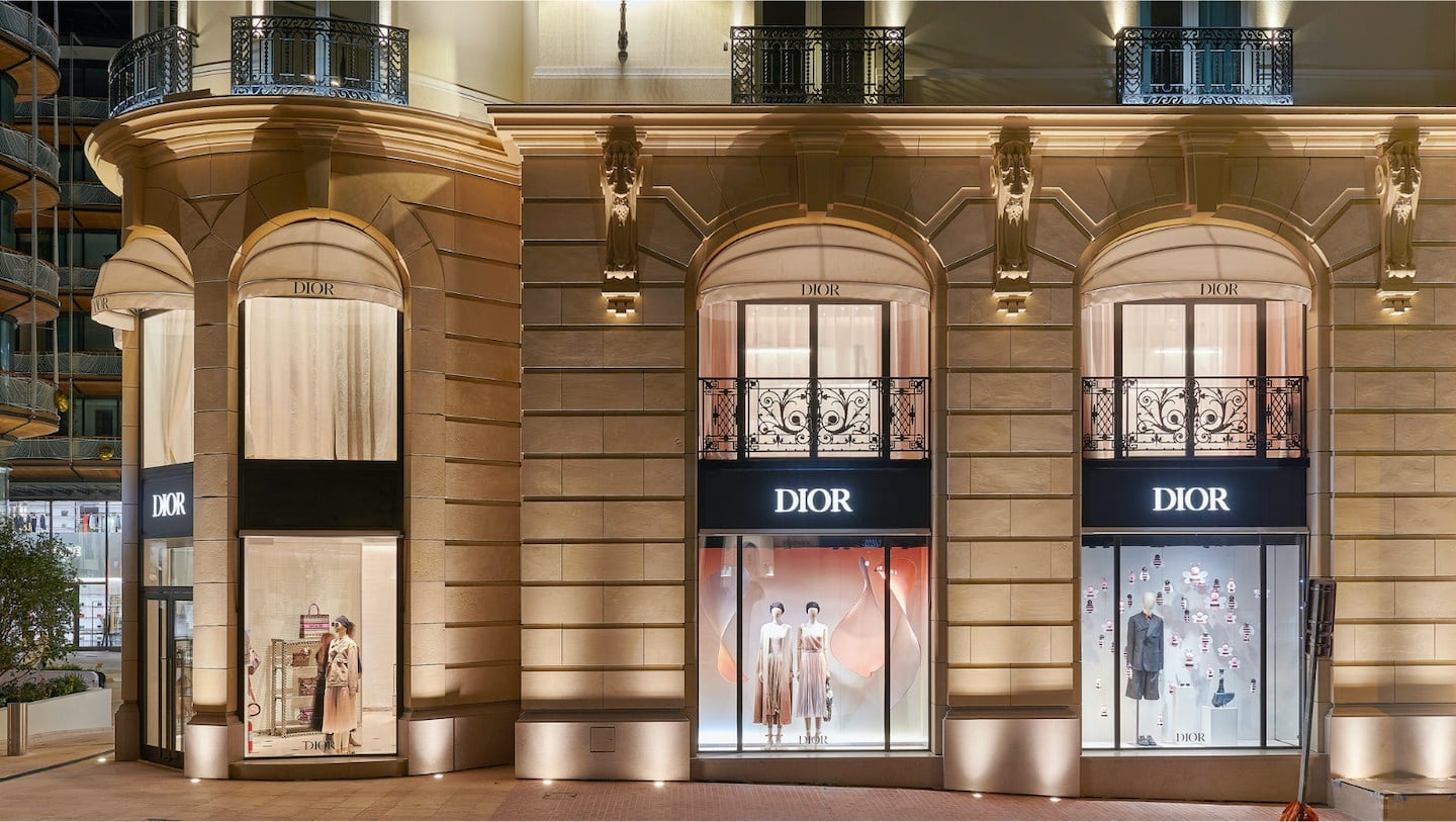 A Dior store