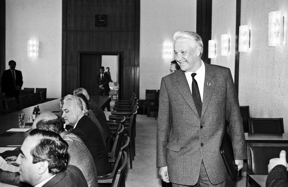 Boris Yeltsin in the early 1990s