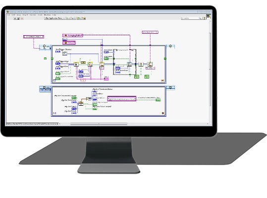 you can program on the fpga in compactrio using labview fpga 