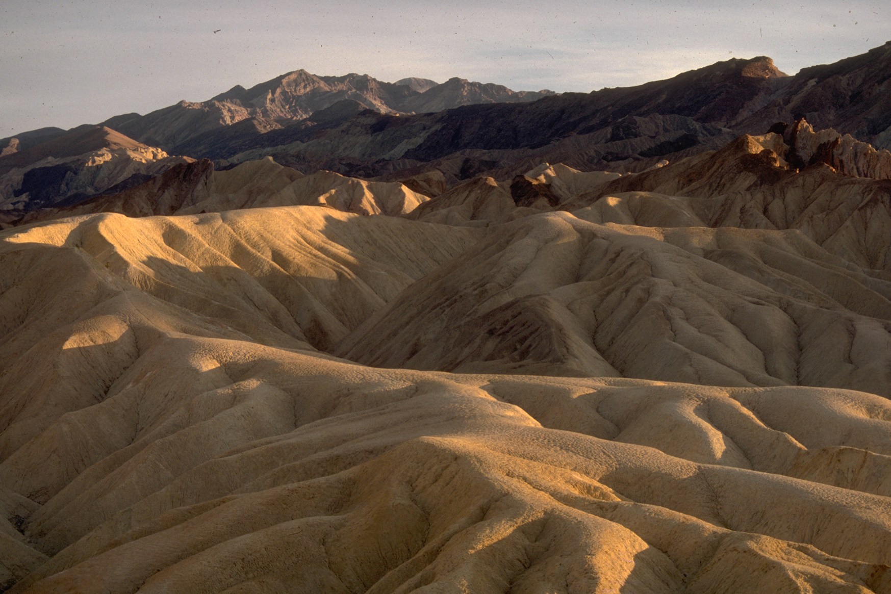 Desert Ridges at Zabriskie Point within Death Valley. 