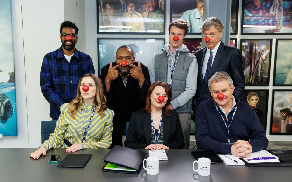 Hugh Bonneville searches for the new Lenny Henry in W1A Red Nose Day sketch