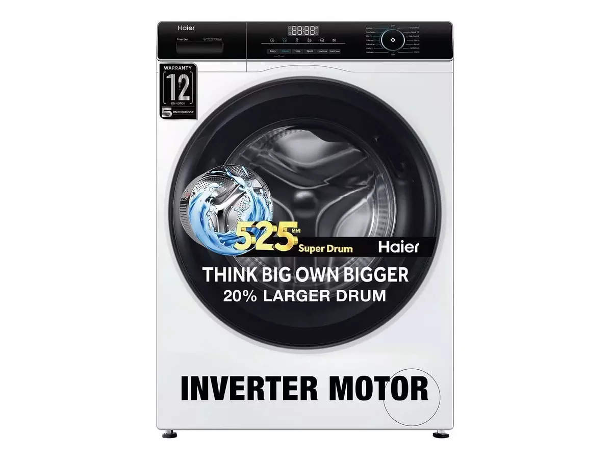 Haier 7 Kg 5 Star Inverter Motor Fully Automatic Front Load Washing Machine