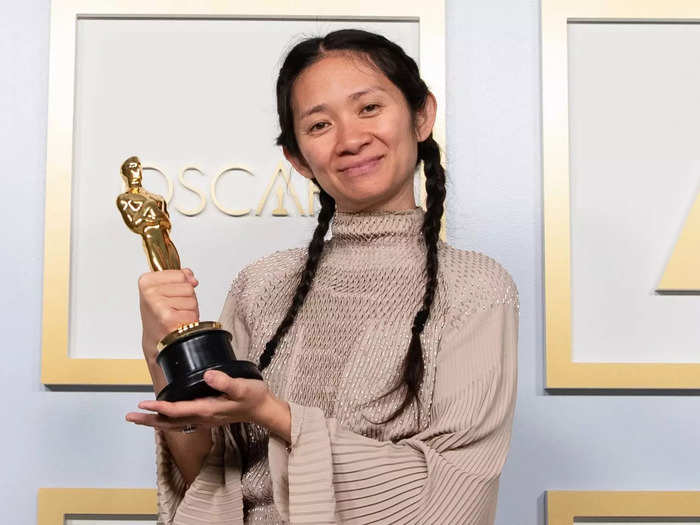 Chloé Zhao was the first woman of color to win best director at the Oscars (and the second woman ever).