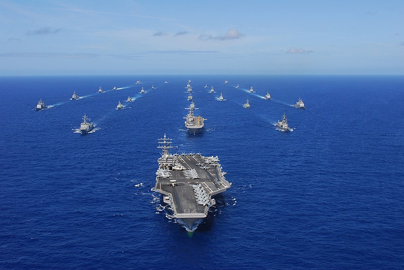 File:US Navy 100724-N-5684M-823 USS Ronald Reagan (CVN 76) transits the Pacific Ocean with ships assigned to Rim of the Pacific (RIMPAC) 2010 combined task force as part of a photo exercise north of Hawaii.jpg
