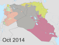 Iraq, Lebanon, Syria (2014 to 2016 change)