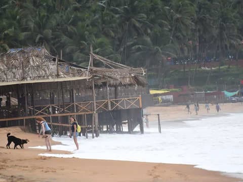 Thick, oily 'tar balls' washing onshore once again deters locals and tourists from visiting Goa's beaches