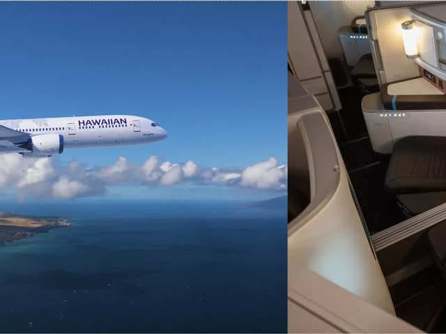 Hawaiian Airlines unveiled the interior of its new Boeing 787-9 Dreamliners and it includes a new business class suite. See inside.