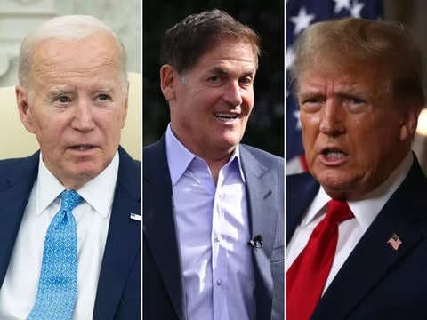 Mark Cuban says he will vote for Joe Biden even if the president 'was being given last rites'