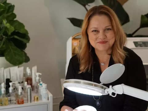 A celebrity esthetician started an anti-aging skincare routine when she was in her 40s. Here's how she 'saved' her skin.