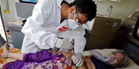 India postponed medical exams so students can help fight the country's devastating COVID-19 surge