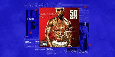 50 Cent's debut album 'Get Rich or Die Tryin'' turns 20. This is the story of how it was made, from recording in a safe house to hitting No. 1 and touring on a bulletproof bus.