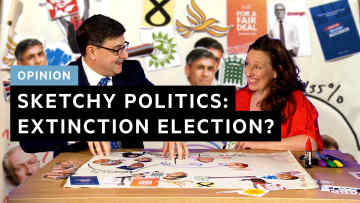 Sketchy politics: extinction election?