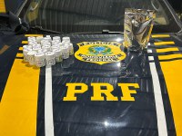 PRF apreende cocaína escondida em frascos de termogênico em Comodoro/MT