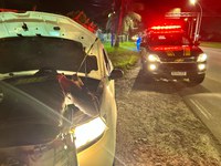 PRF detém homem com espada dentro de carro roubado no Recife