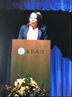 U.S. Attorney Sellinger spoke with citizens at a public event United Against Hate at Kean University in Union.