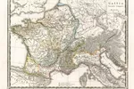 An Antique Map of Gaul